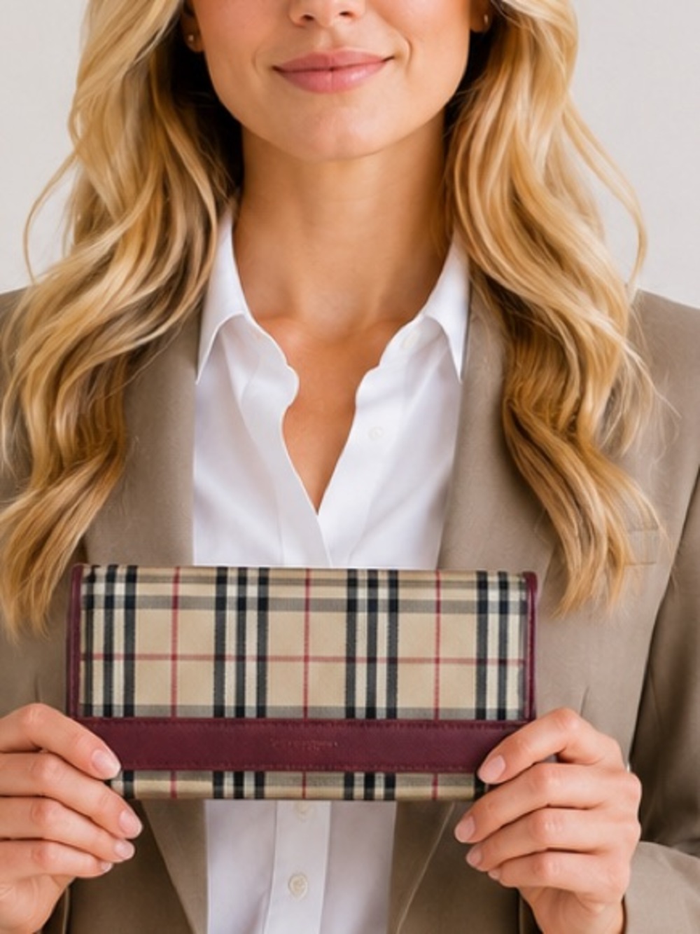 Burberry Bifold Long Wallet 🍀100 % authentic!